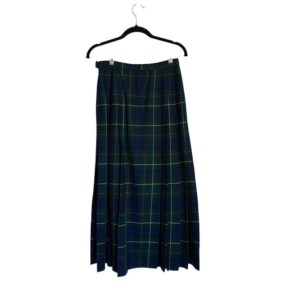 Vintage Pendleton Signature Tartan Skirt Sz 6 Midi Plaid Wool Preppy Academia - Picture 3 of 12